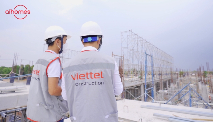 AIOHomes Viettel Construction tiến hành khảo sát mặt bằng trước khi xây dựng