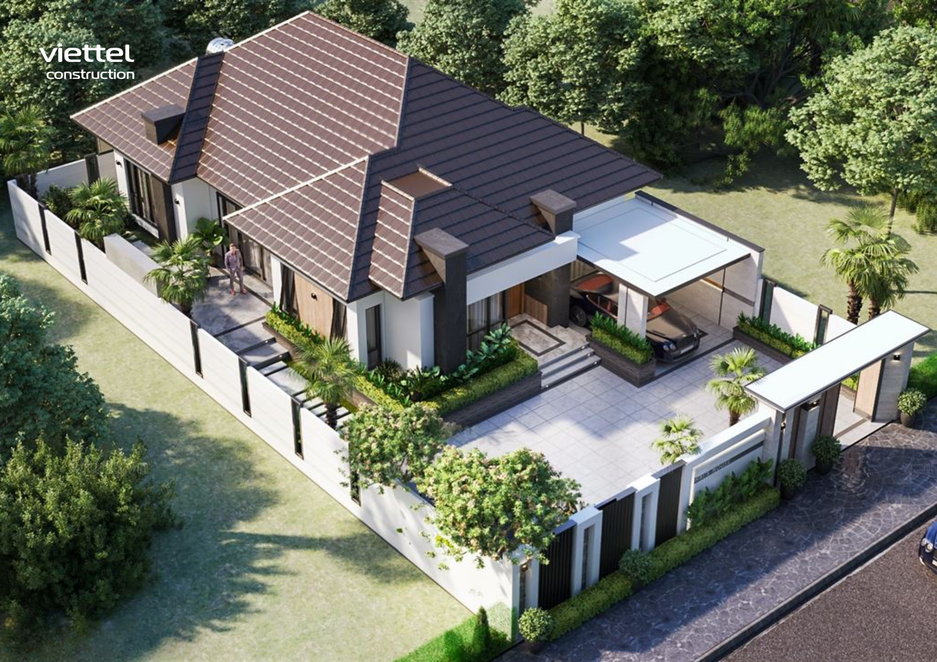 Nhà vườn hiện đại tiện nghi, thanh lịch