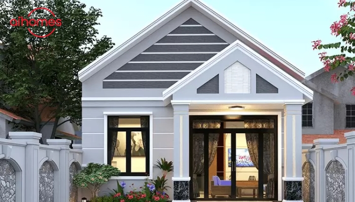 Ngôi nhà cấp 4 hiện đại trong gói dịch vụ xây nhà trọn gói tại Quảng Nam của AIOHomes